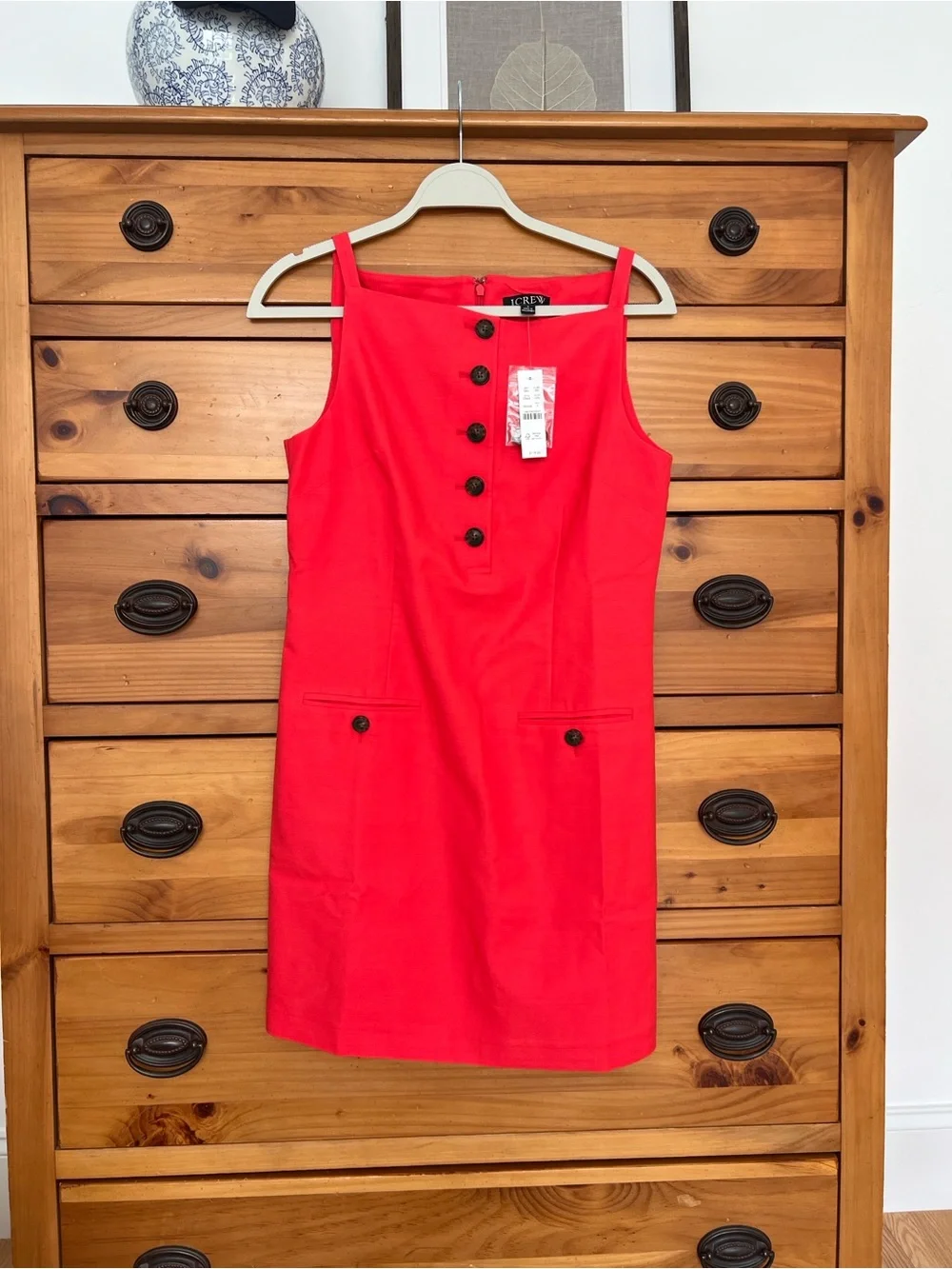 J Crew Mini Sheath Dress NWT California Poppy